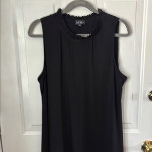 Nicole Miller Black Ruffled Dress Sz 1X